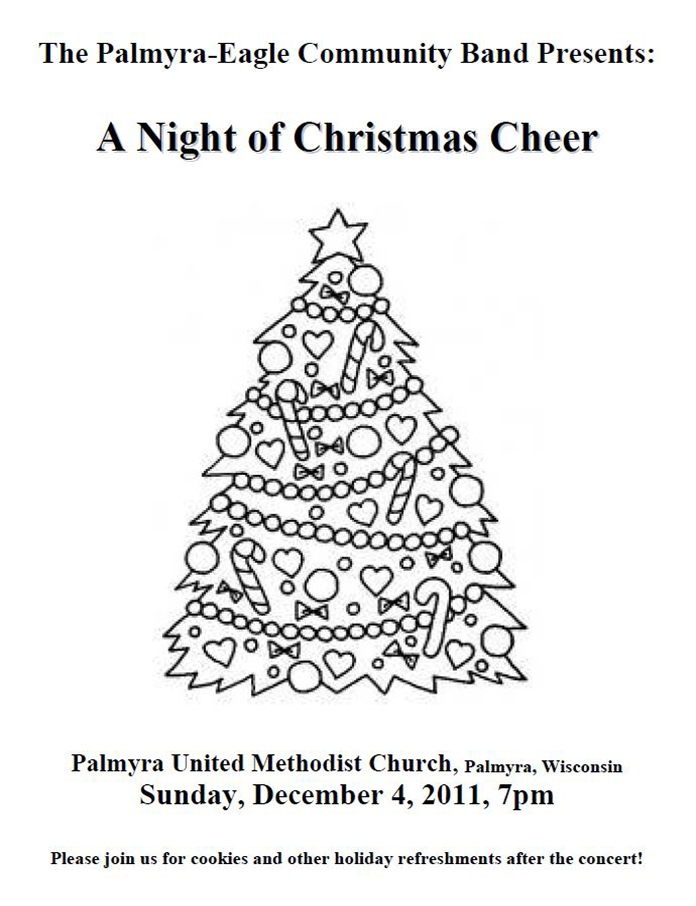 Program From Palmyra-Eagle Community Band Concert December 4, 2011